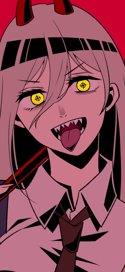 Anime Chainsaw Man, Power (Chainsaw Man), 1170x2532