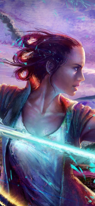 Movie Star Wars Episode VII: The Force Awakens, Rey (Star Wars), 1170x2532