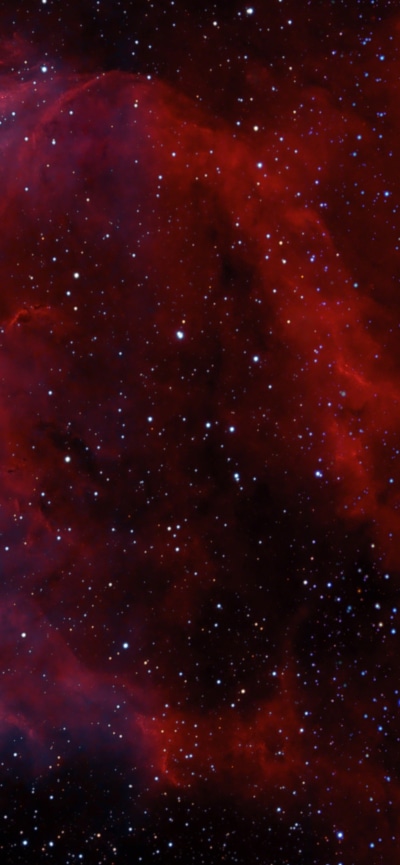 Sci Fi Nebula, Stars, Space, 1170x2532