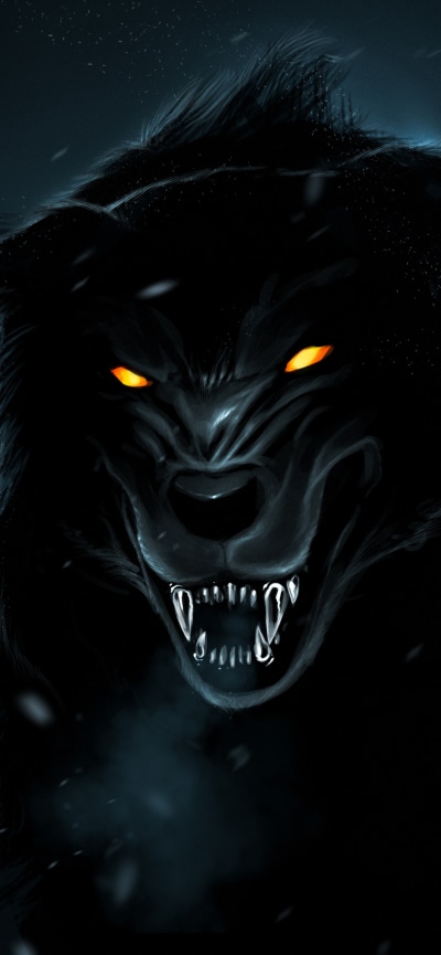 Fantasy Wolf, 1170x2532