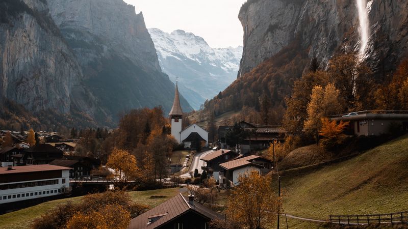 castle, building, rocks, mountains, 4k
