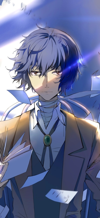 Anime Bungou Stray Dogs, Osamu Dazai, 1170x2532