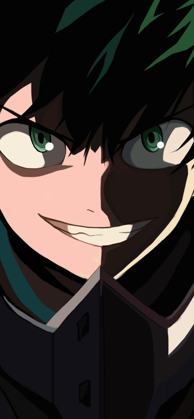 Anime My Hero Academia, Izuku Midoriya, 1170x2532