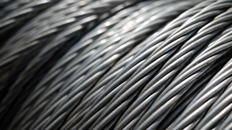 iron, metal, rope, wire, 4k