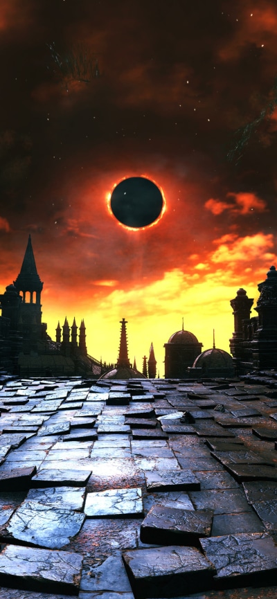 Video Game Dark Souls III, Eclipse, 1170x2532