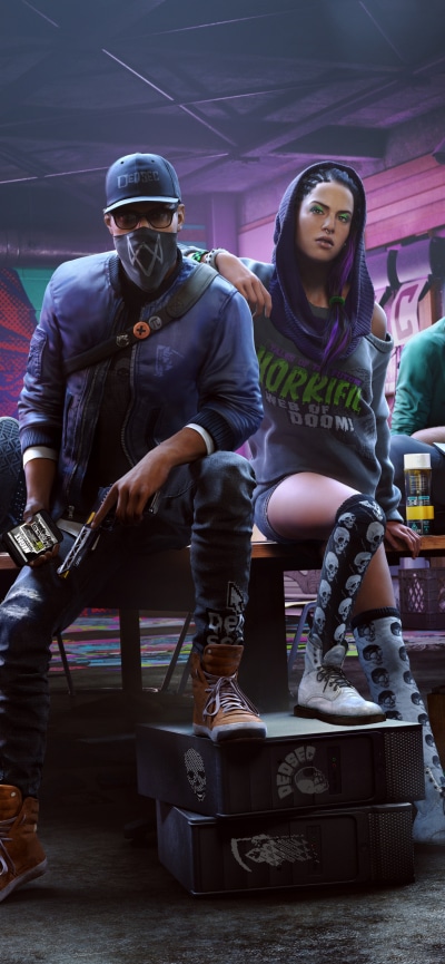 Video Game Watch Dogs 2, 1170x2532