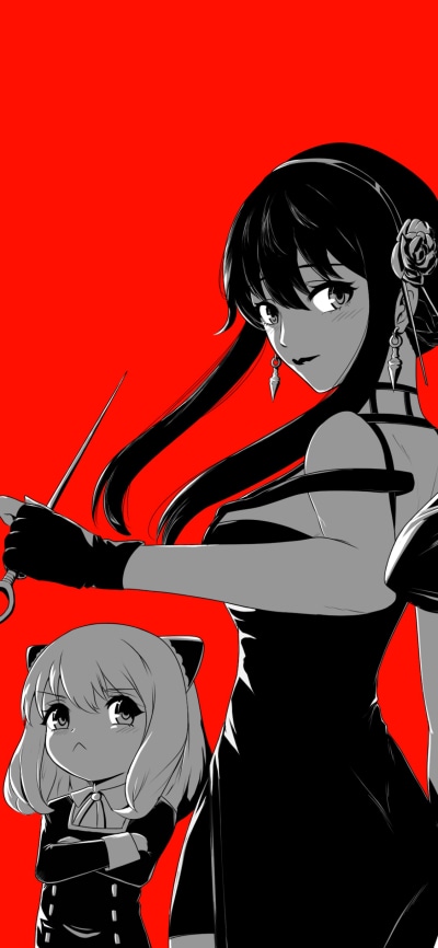 Anime Spy x Family, Yor Forger, Anya Forger, 1125x2436