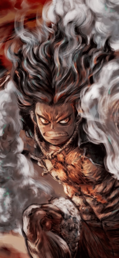 Anime One Piece, Monkey D. Luffy, 1125x2436