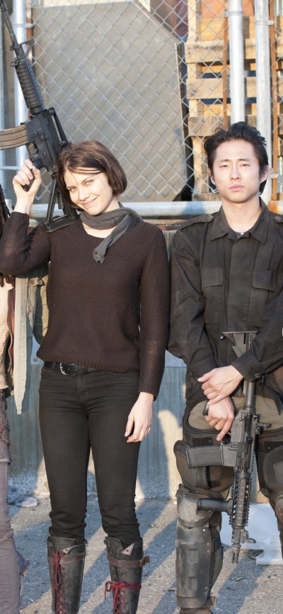 TV Show The Walking Dead, Glenn Rhee, Lauren Cohan, Maggie Greene, Steven Yeun, 1125x2436