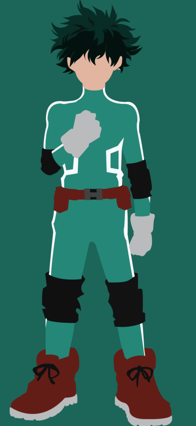 Anime My Hero Academia, Izuku Midoriya, 1125x2436