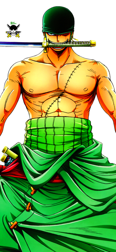 Anime One Piece, Roronoa Zoro, 1125x2436
