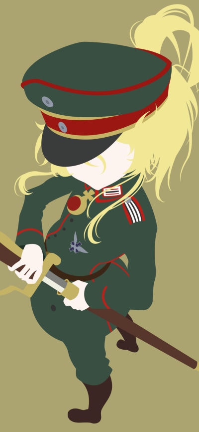 Anime Youjo Senki, Tanya Degurechaff, 1125x2436