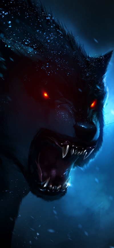 Fantasy Wolf, 1125x2436