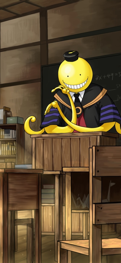 Anime Assassination Classroom, Koro-sensei, 1125x2436