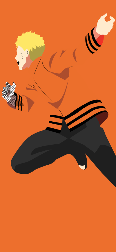 Anime Boruto, Naruto Uzumaki, Hokage (Naruto), Boruto (Anime), Minimalist, 1125x2436