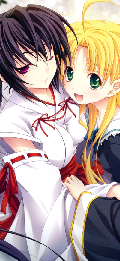 Anime High School DxD, Asia Argento (High School DxD), Akeno Himejima, 1125x2436