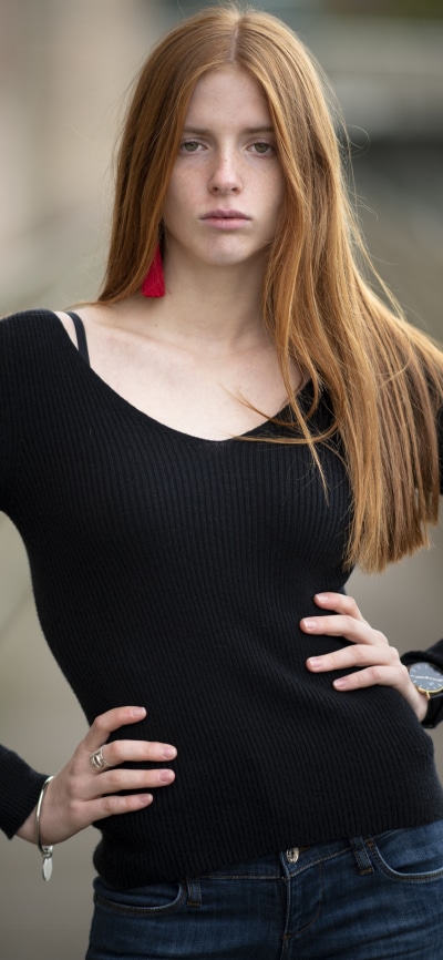 Women Model, Long Hair, Redhead, 1125x2436