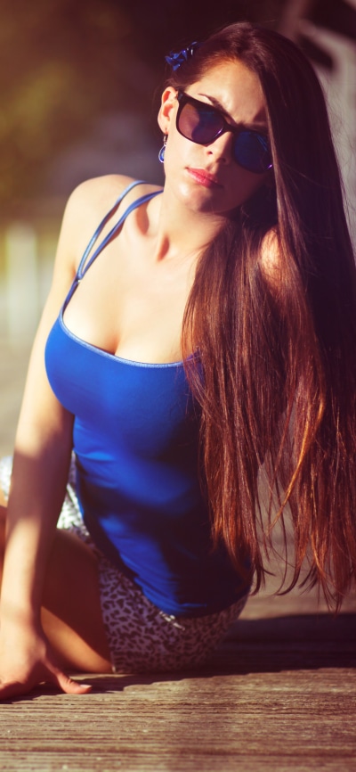 Women Model, Summer, Sunglasses, Long Hair, Brunette, 1125x2436