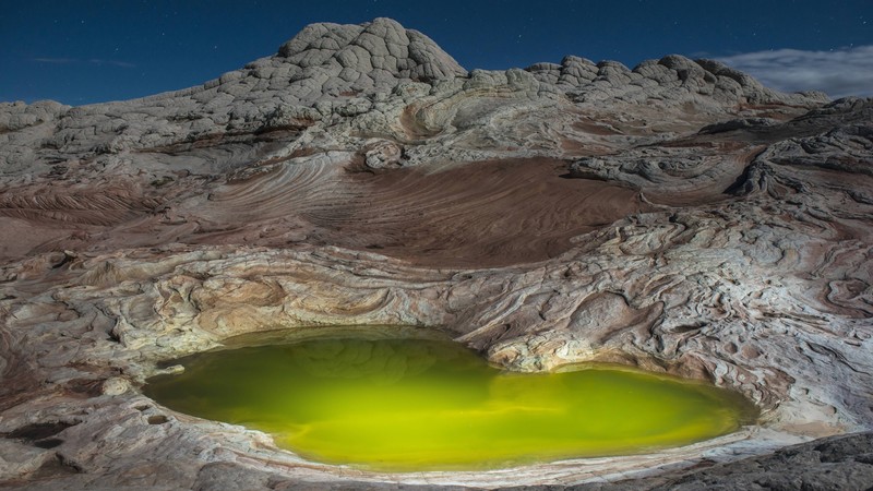 Green Pond, 4K, White Pocket, USA