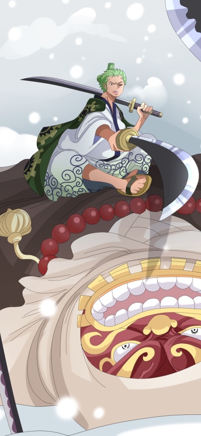 Anime One Piece, Gyukimaru (One Piece), Roronoa Zoro, 1125x2436