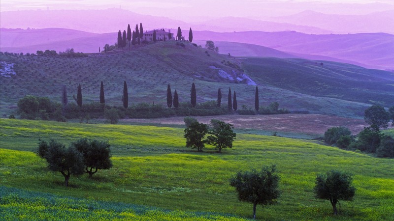Tuscany, 4k, Italy, Podere Belvedere Hotel, fields, meadows, villages, green, nature, booking, rest, travel