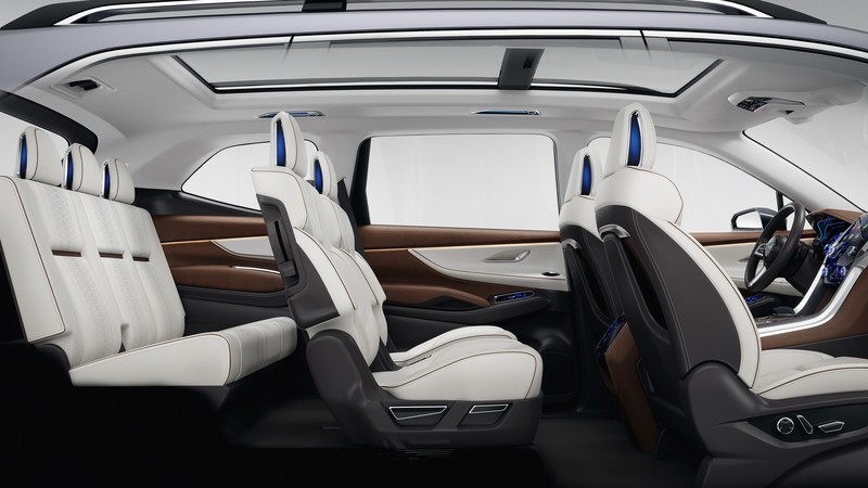 Subaru Ascent, concept, interior, 2017 New York Auto Show