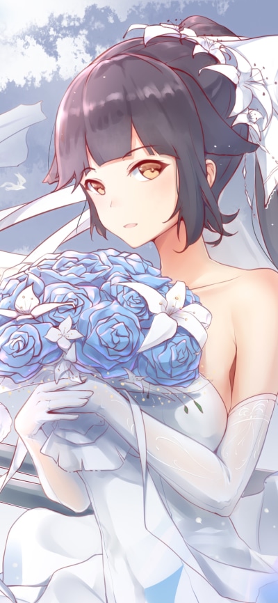 Anime Azur Lane, Takao (Azur Lane), 1125x2436