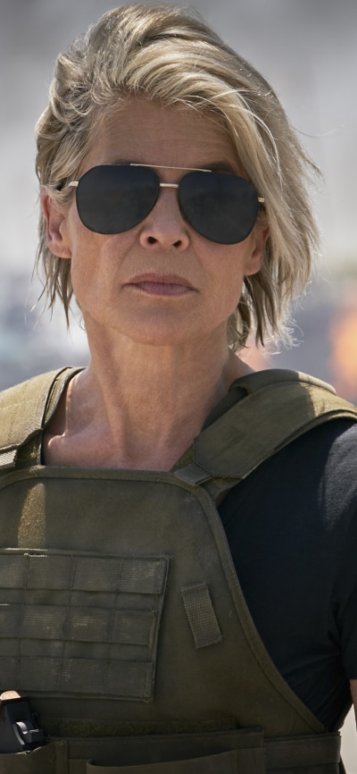 Movie Terminator: Dark Fate, Linda Hamilton, Sarah Connor, 1125x2436
