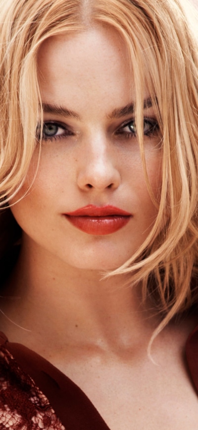 Celebrity Margot Robbie, Face, Actress, Blue Eyes, Australian, Blonde, 1125x2436