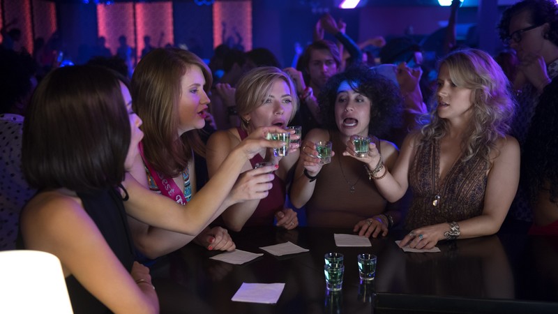 Rough Night, Scarlett Johansson, Jillian Bell, Zoe Kravitz, Ilana Glazer, Kate McKinnon, 4K