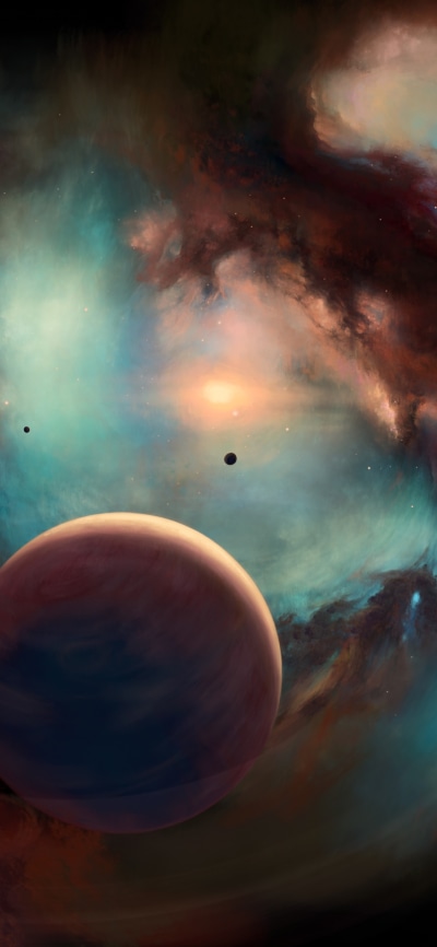 Sci Fi Planets, Nebula, Space, Planet, 1125x2436