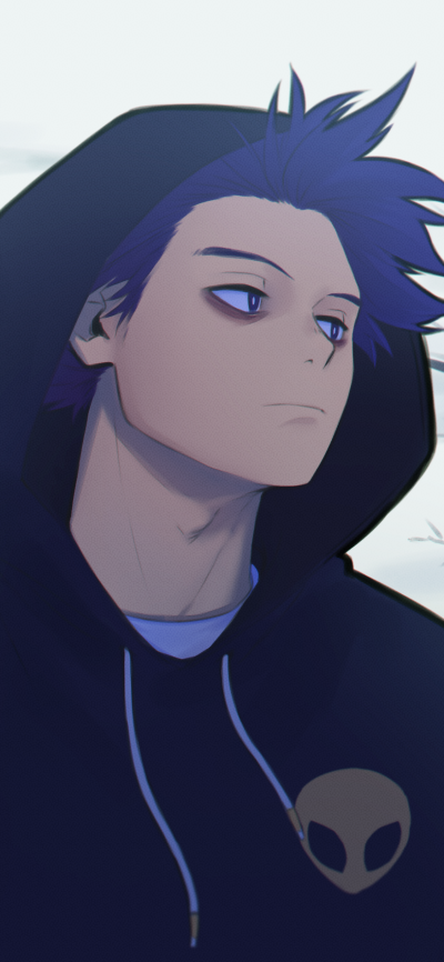 Anime My Hero Academia, Hood, Hitoshi Shinso, 1125x2436