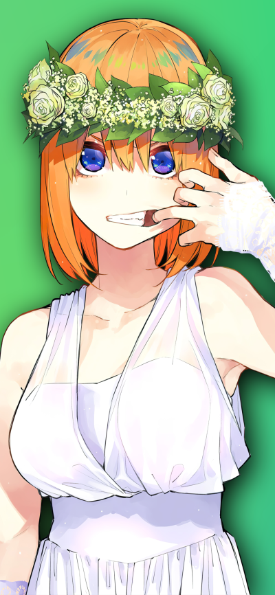 Anime The Quintessential Quintuplets, Yotsuba Nakano, 5-Toubun No Hanayome, 1125x2436