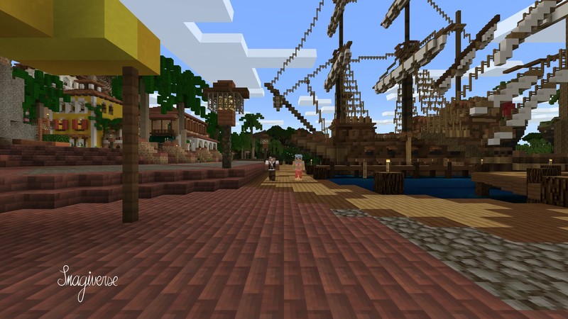 Minecraft 4k edition, E3 2017, xBox One X, screenshot