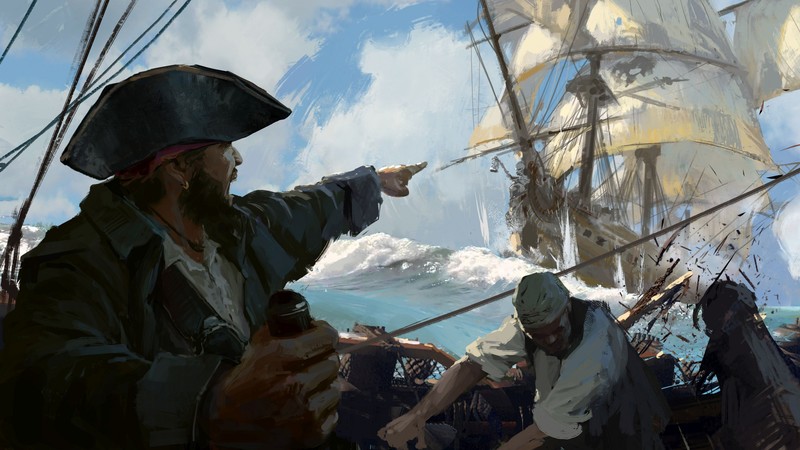 Skull and Bones, 4k, HD, E3 2017, art