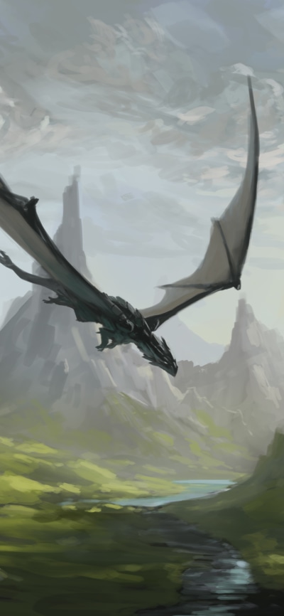 Fantasy Dragon, 1125x2436
