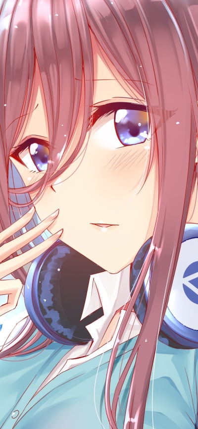 Anime The Quintessential Quintuplets, Miku Nakano, 1125x2436