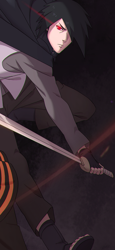 Anime Boruto, Rinnegan (Naruto), Sasuke Uchiha, Sharingan (Naruto), 1125x2436