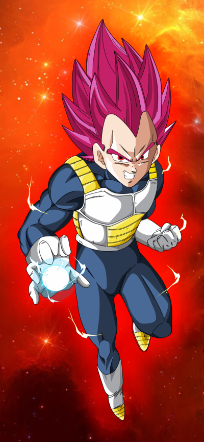 Anime Dragon Ball Super, Super Saiyan God, Vegeta (Dragon Ball), SSGSS Vegeta, Saiyan, 1125x2436