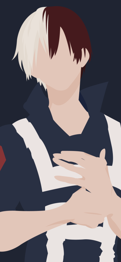 Anime My Hero Academia, Shoto Todoroki, 1125x2436