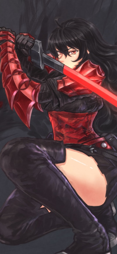 Anime RWBY, Raven Branwen, 1125x2436