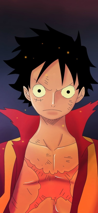 Anime One Piece, Monkey D. Luffy, 1125x2436