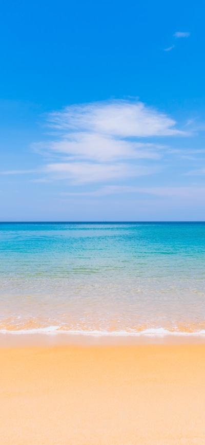 Earth Ocean, Horizon, Nature, Sky, 1125x2436