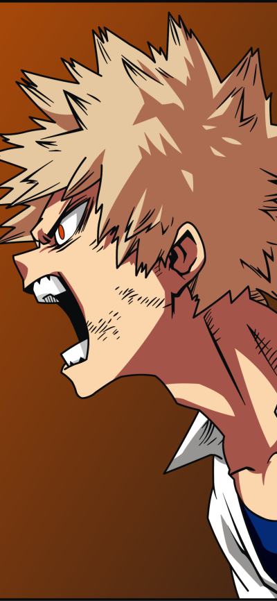 Anime My Hero Academia, Katsuki Bakugou, 1125x2436