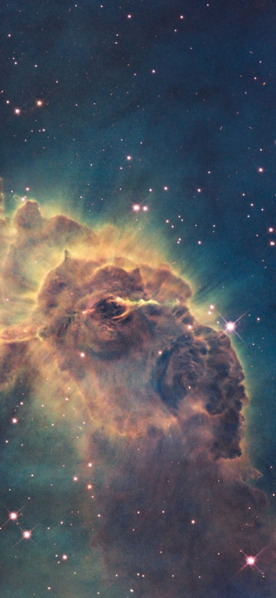 Sci Fi Nebula, Carina Nebula, Space, 1125x2436