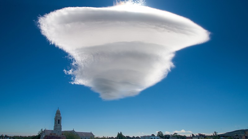 cloud, 4K, Lenticular cloud, sky