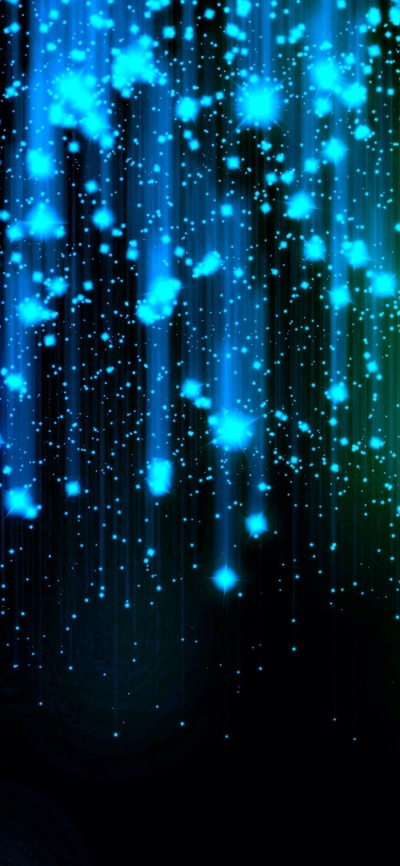 Abstract Light, Blue, 1125x2436