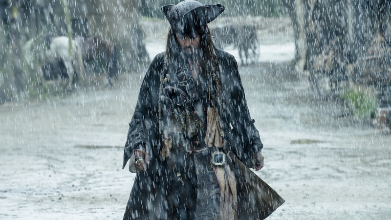 Pirates of the Caribbean: Dead Men Tell No Tales, 4k, 4K, Johnny Depp