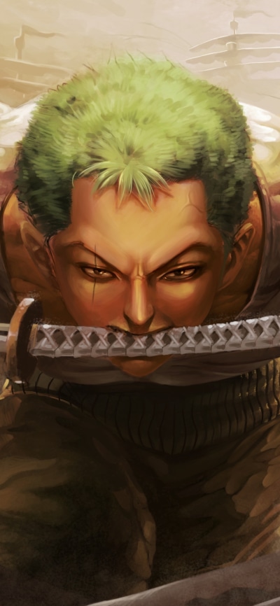 Anime One Piece, Roronoa Zoro, 1125x2436