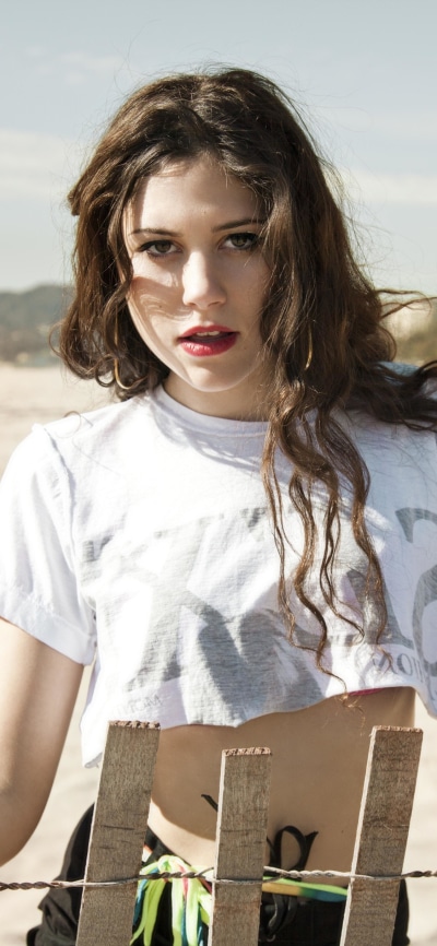 Women Model, Beach, Depth Of Field, Brunette, Lipstick, 1125x2436